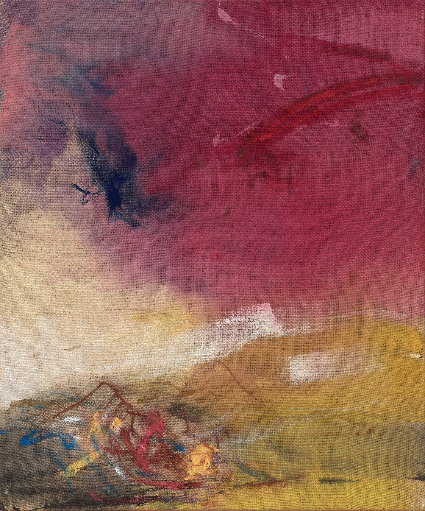 01_Leiko Ikemura_CRN Act, 2020, tempera on jute, 120x100-M-20-36