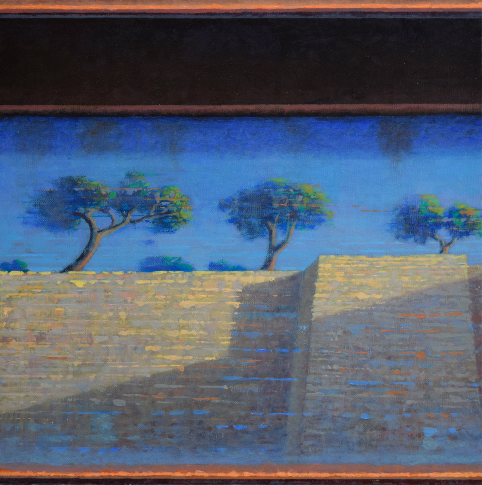 Alberi-2020 olio su tela-cm-40x40 rid