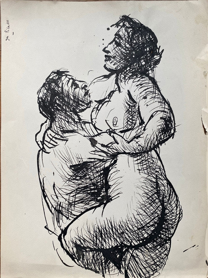 Alberto Ziveri, Mr Picasso, inchiostro su carta