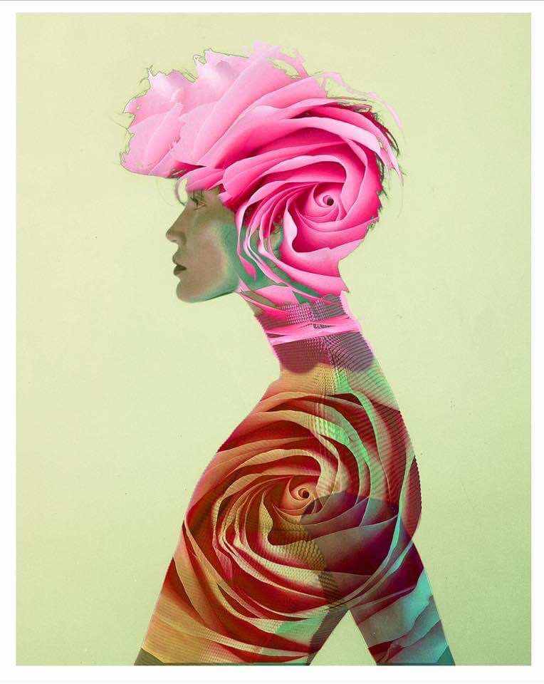 Alona in forma di rosa Giovanni Gastel