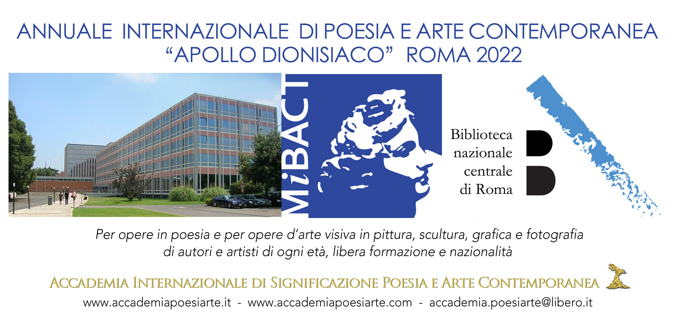 Banner Annuale Internazionale Apollo dionisiaco Roma 2022