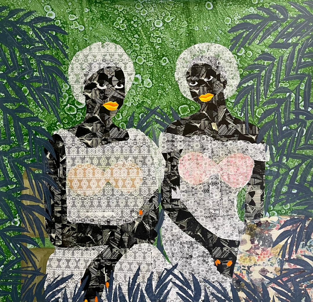 Bush cinls II, 2022, acrilyc on canvas, cm 148 x 148