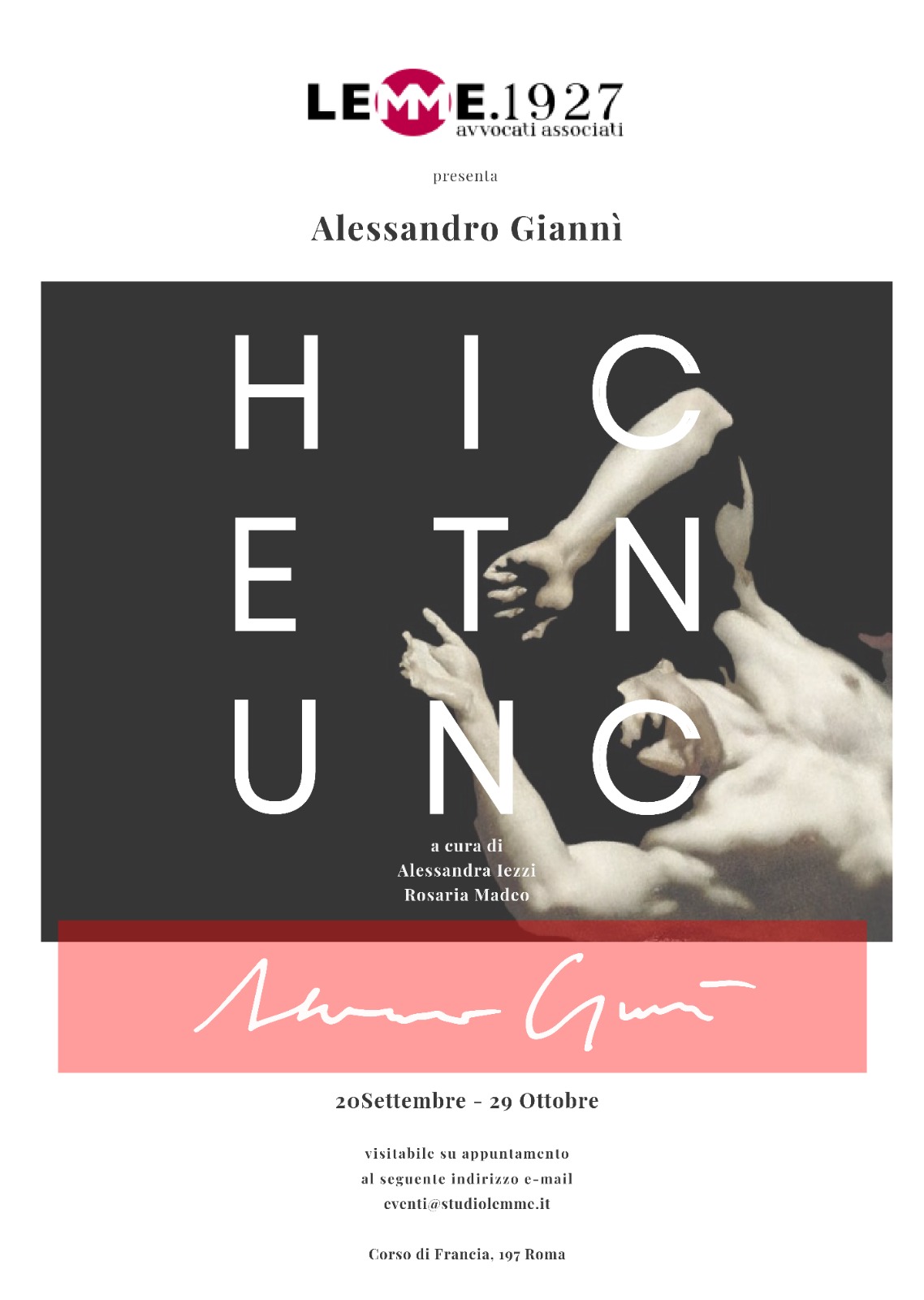 FLyer- HIC ET NUNC- Alessandro Giannì (1)