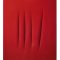 Fontana, 4 tagli rosso , cm 73 x 60