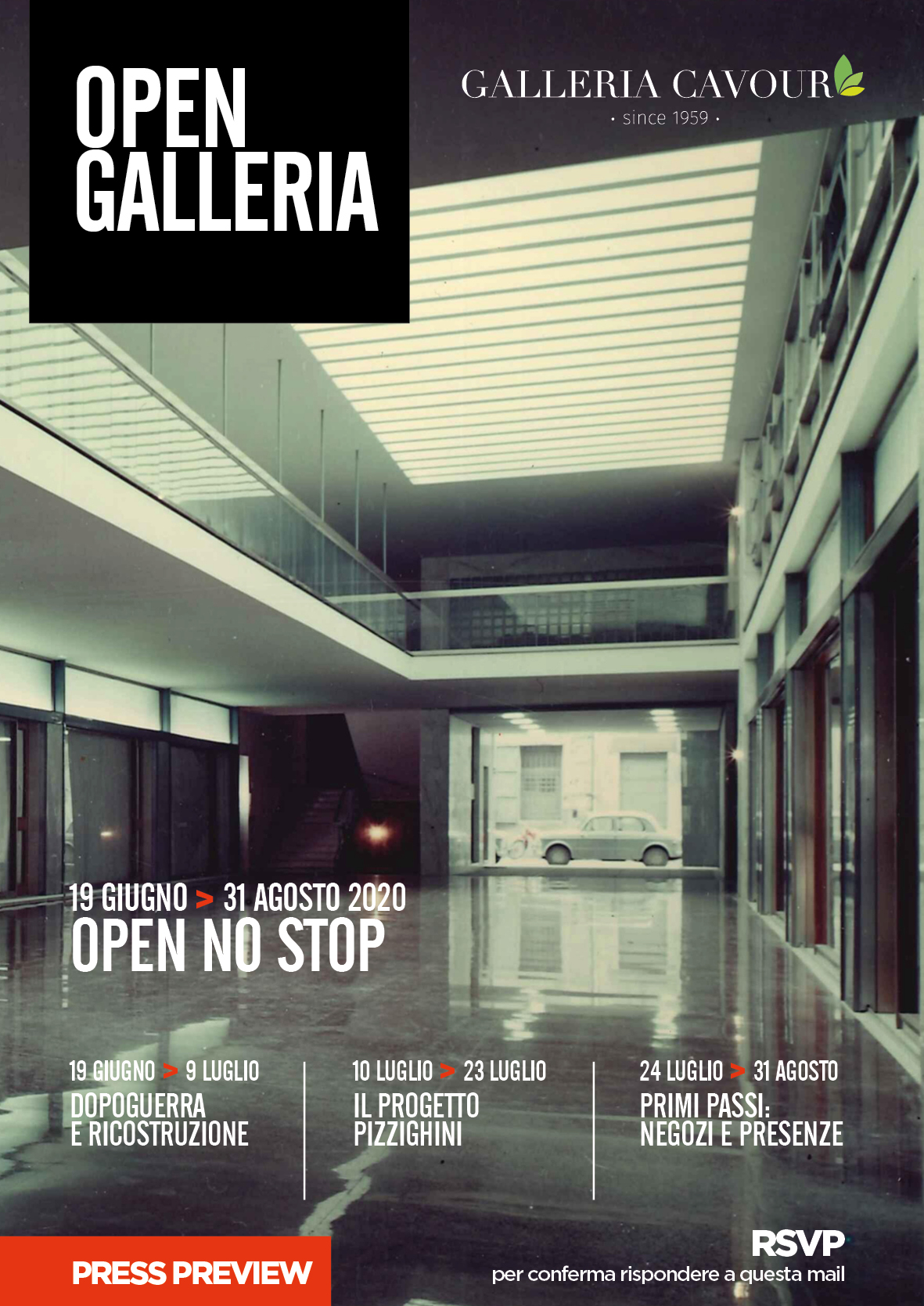 GALLERIA cartolina A5 invito STAMPA web