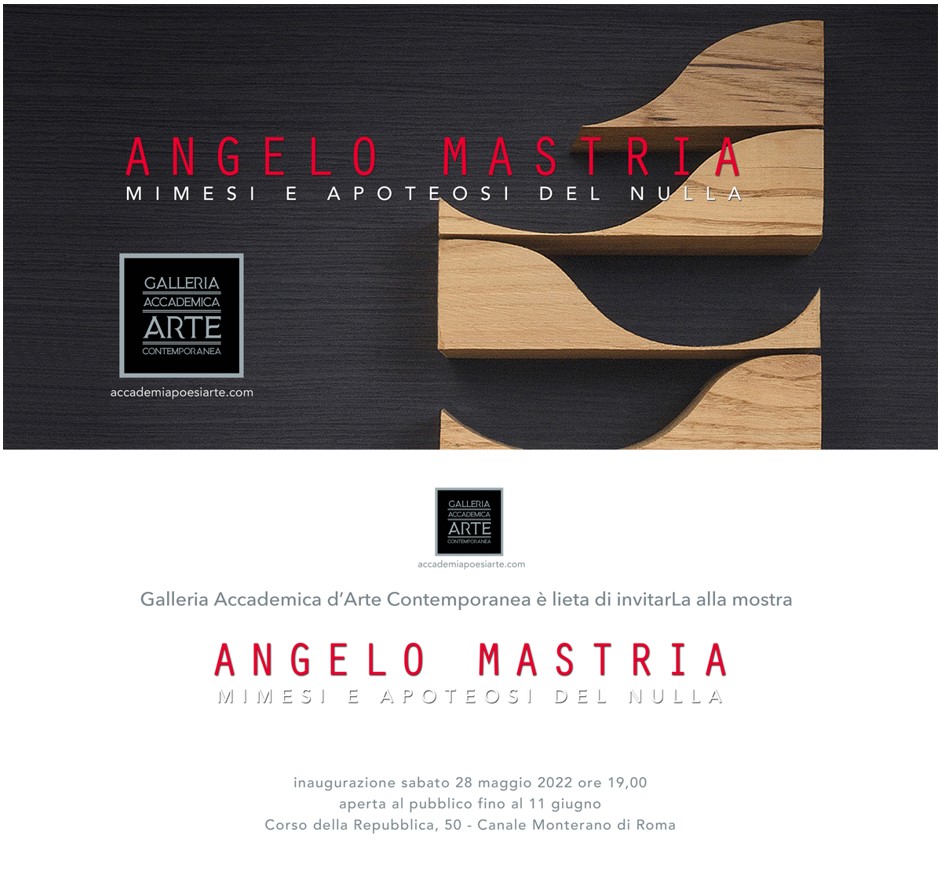 Immagine Mostra Angelo Mastria in Galleria Accademica d'Arte Contemporanea