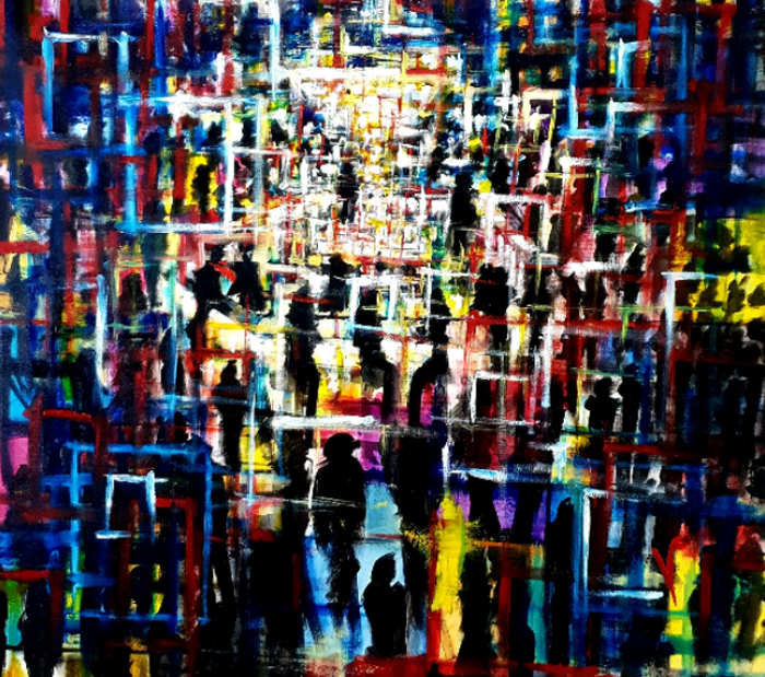 Lo spazio - Davide Romanò - Fiera Arte Genova 2020