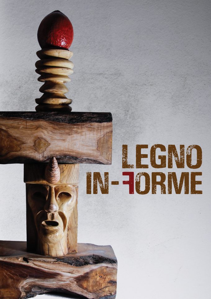 Locandina legno in forme