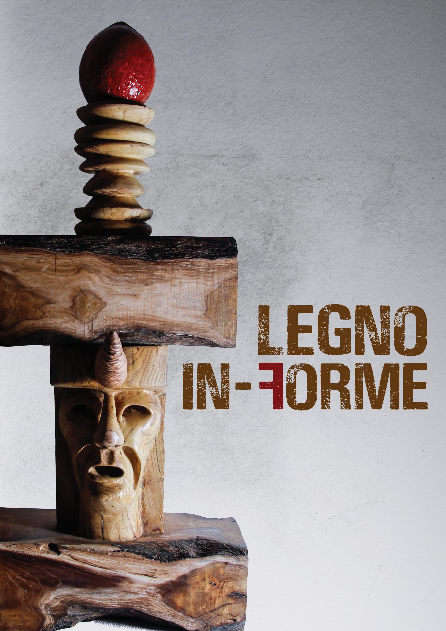 Locandina legno in forme