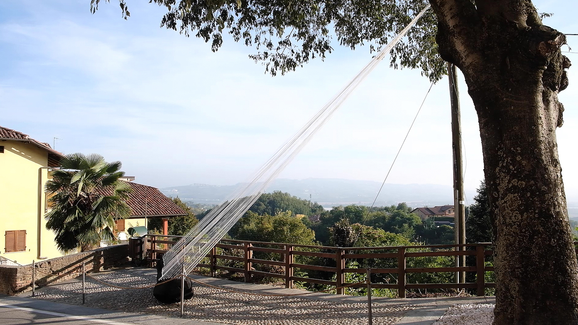 L'opera di Johannes Pfeiffer, realizzata nell'edizione 2019 a Pocapaglia (CN)