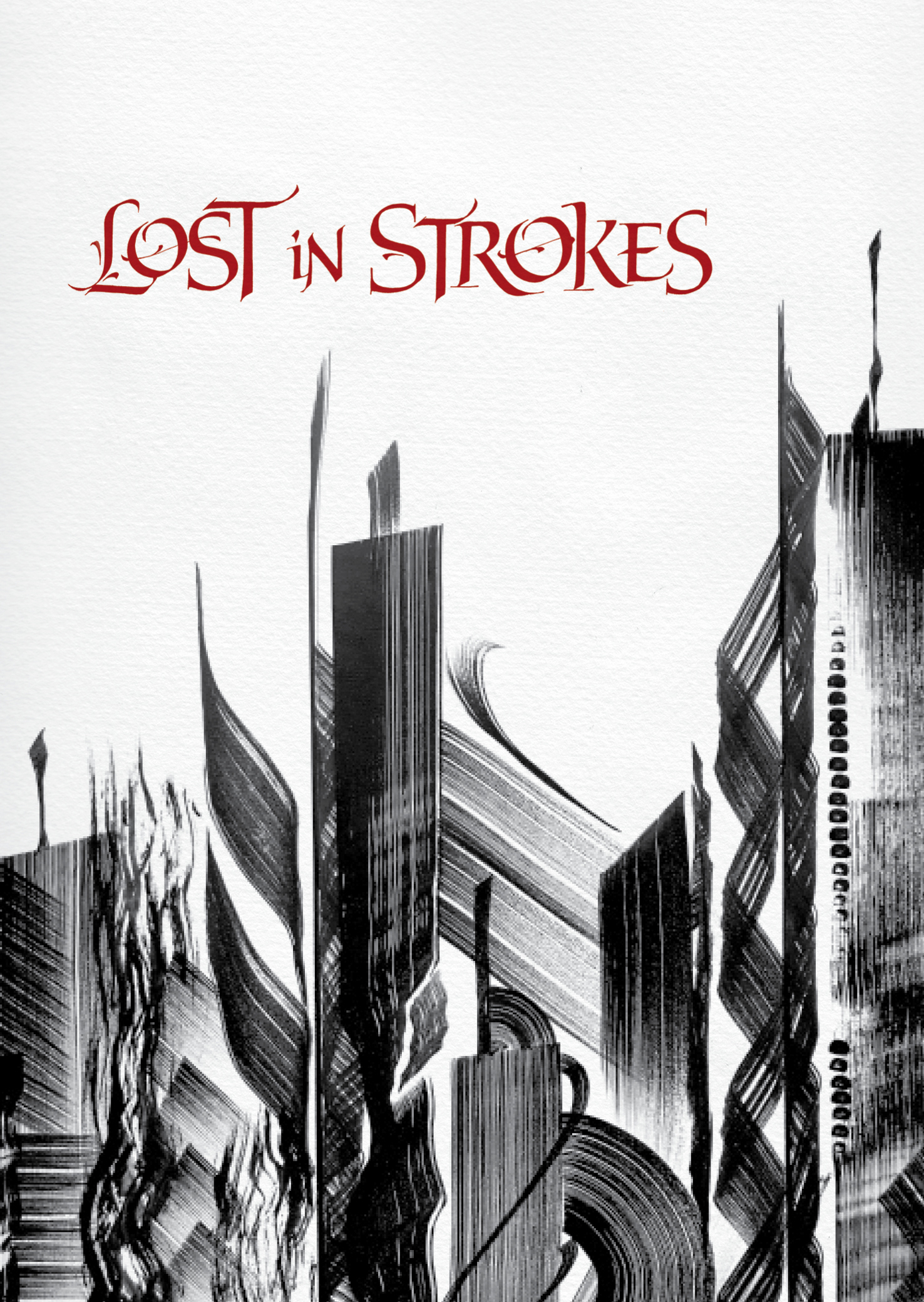 Luca Barcellona, Skyline (Detail), 2021, Acrylic on canvas (Diptych) 400x130 cm