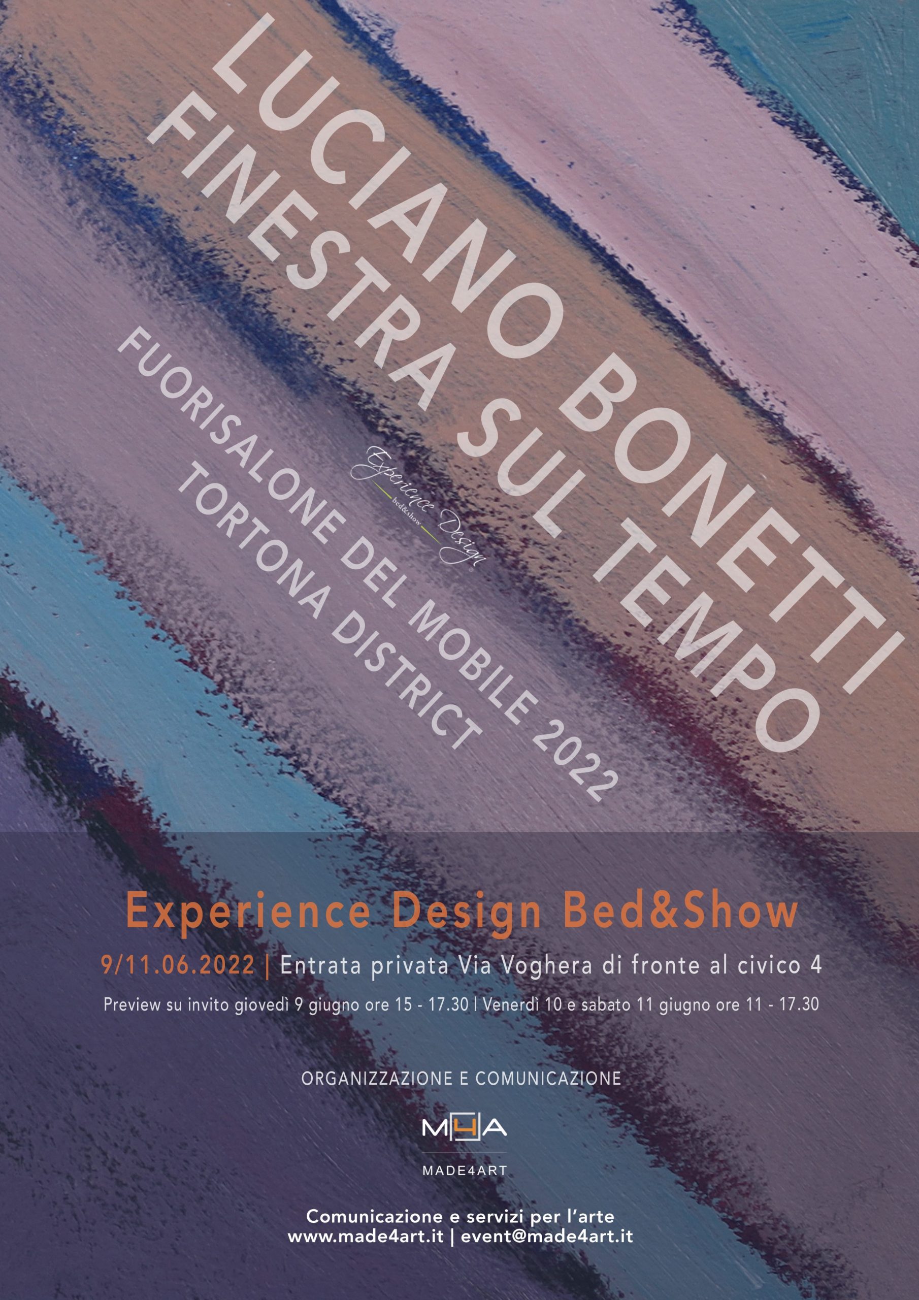 MADE4ART - Invito Luciano Bonetti. Finestra sul tempo