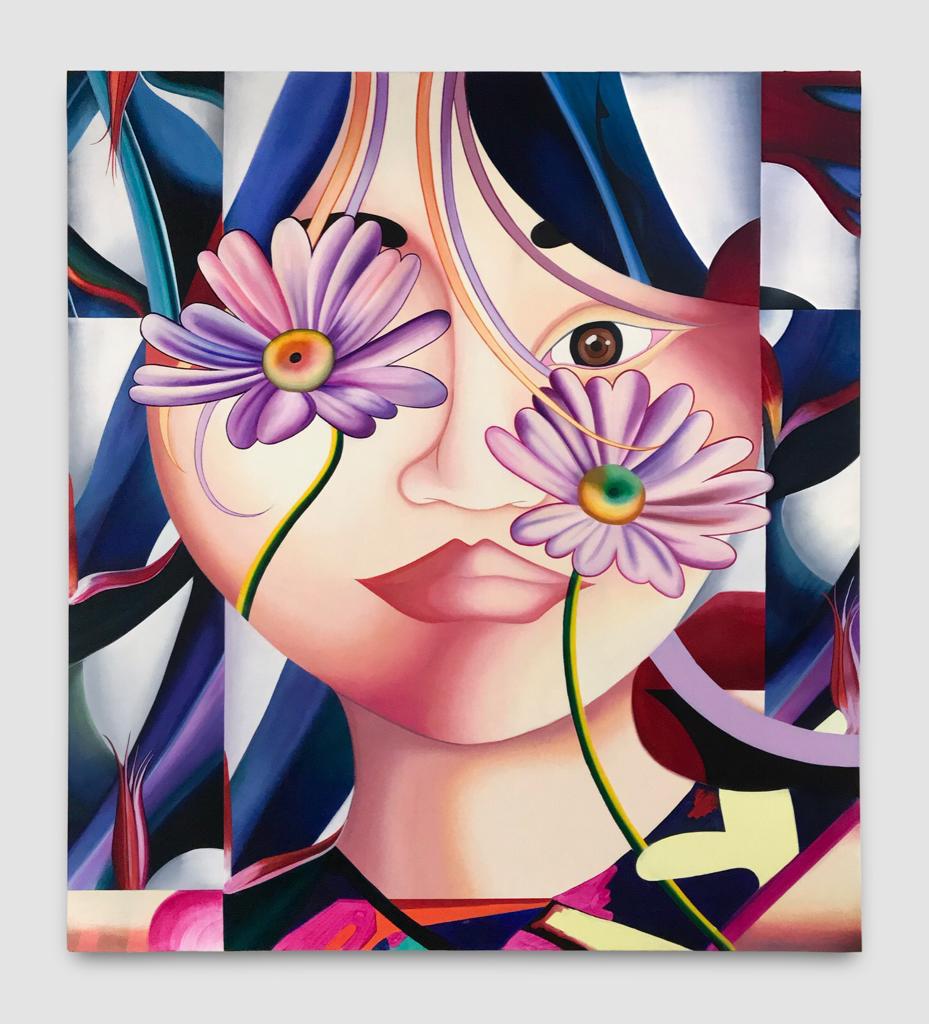 Marcela Florido, MEDUSA, 2021, oil on canvas, 147 x 132 cm
