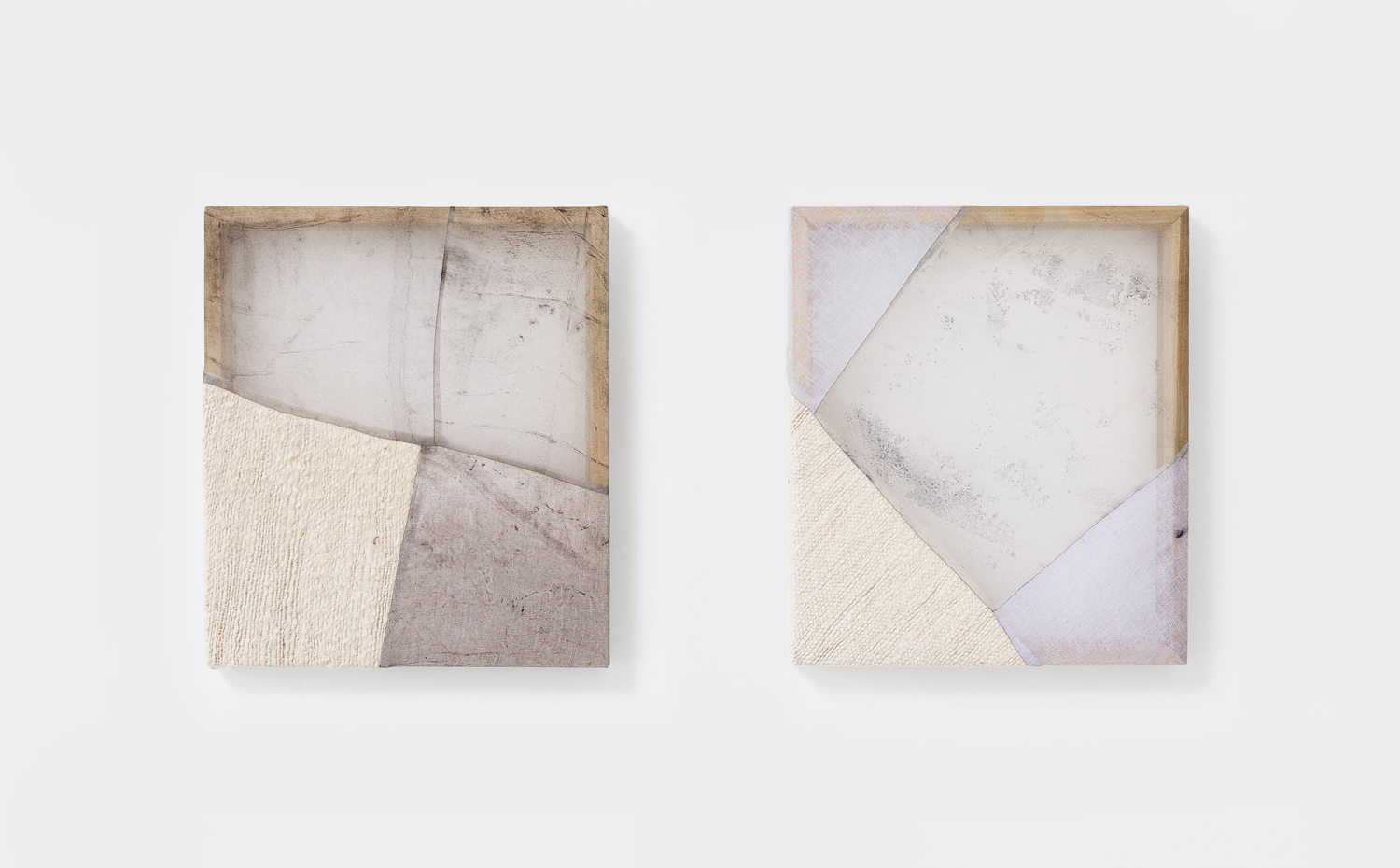 Martha Tuttle, Silence, 2020, diptych, 40,5x30,5 cm each one, Courtesy the artist and Luce Gallery, Turin, Photo Andrea Ferrari