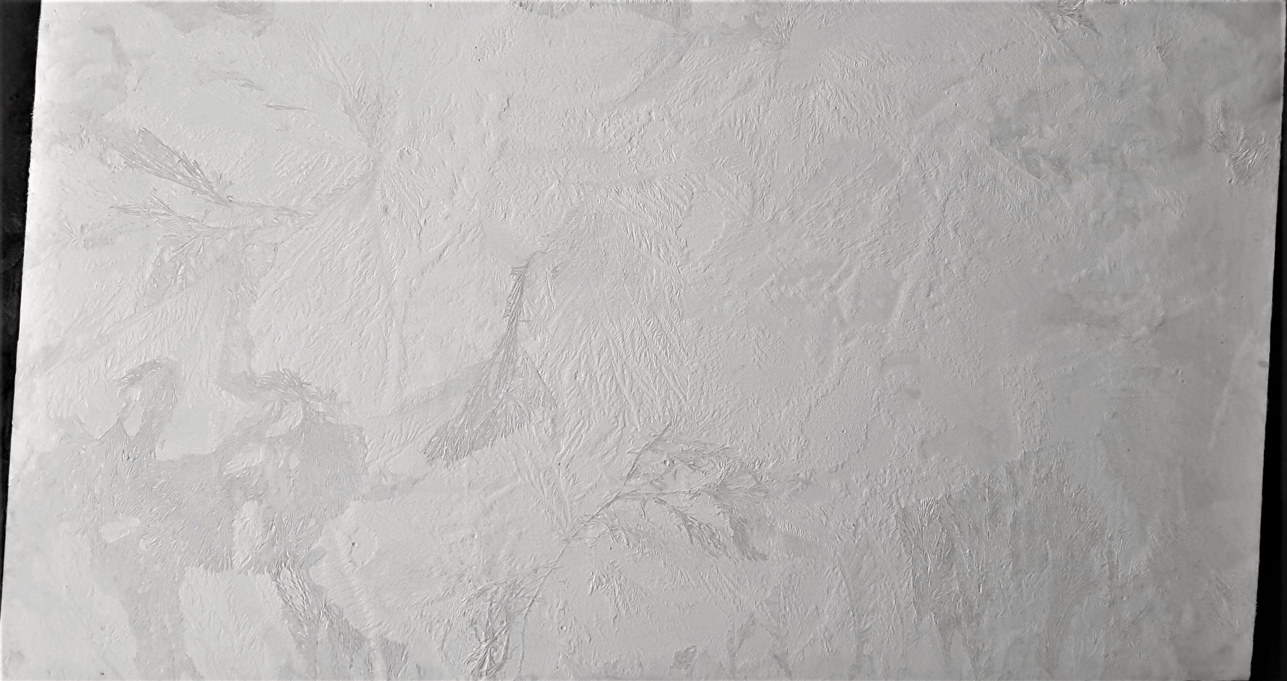 Nanni Menetti - Sempre più lontano da me -Criografia VI- 2015, 70x130 .