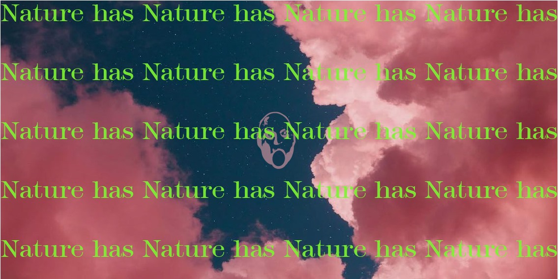 Nature has Nature - Locandina