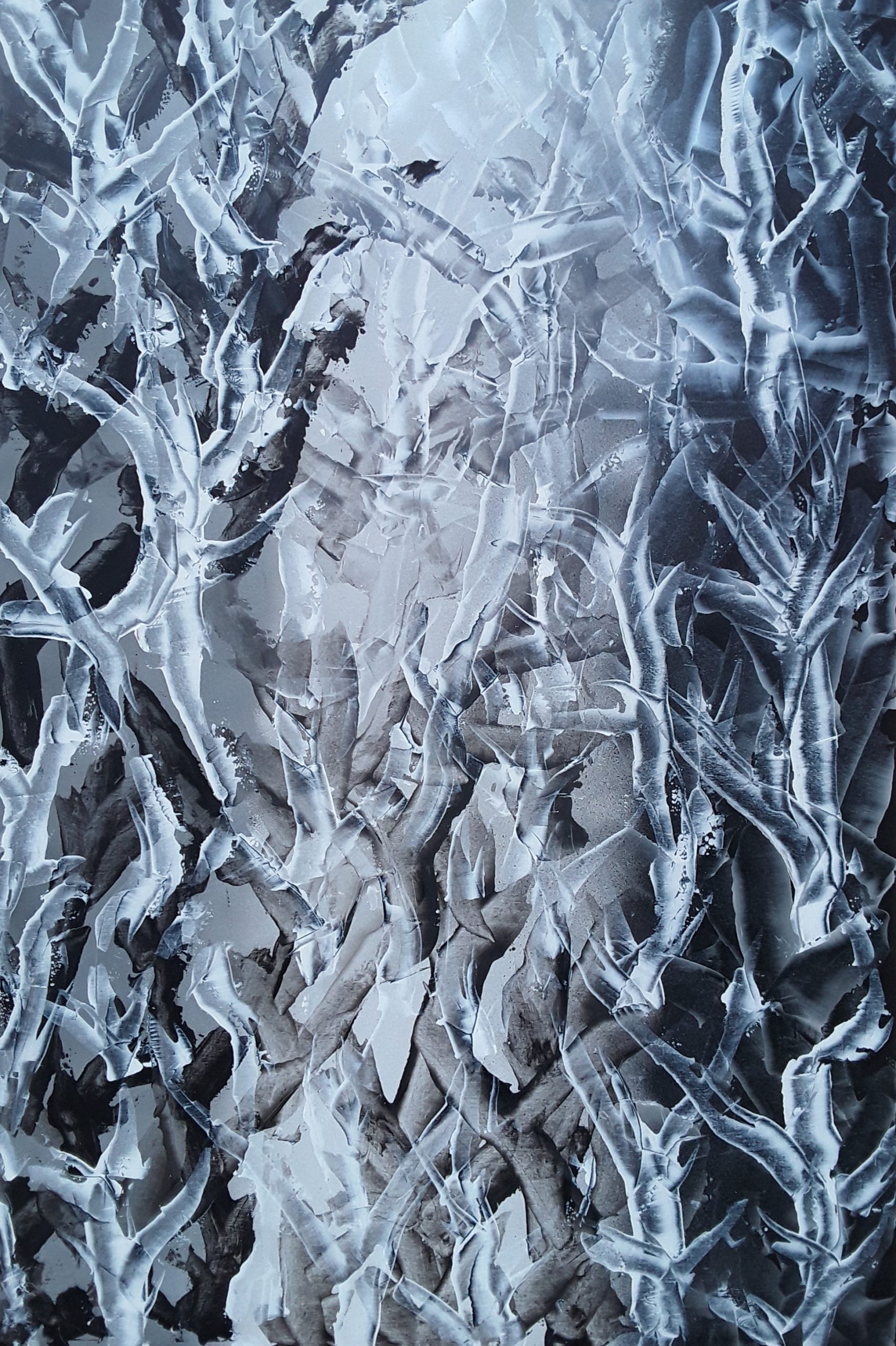 Serie Kaos Black&White 2019 TM su TAV 120x80 sala 1