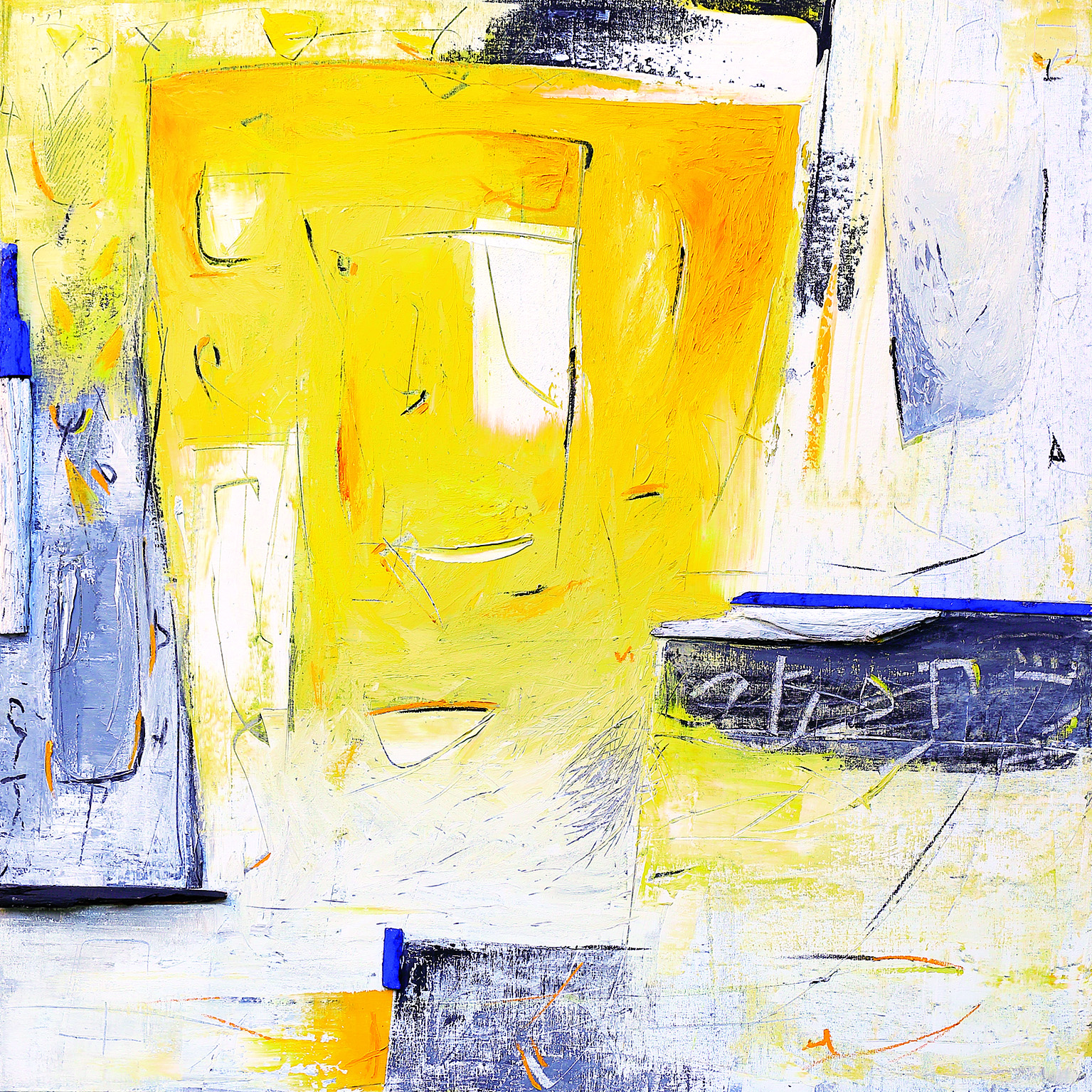 diario di pittura giallo 140x140