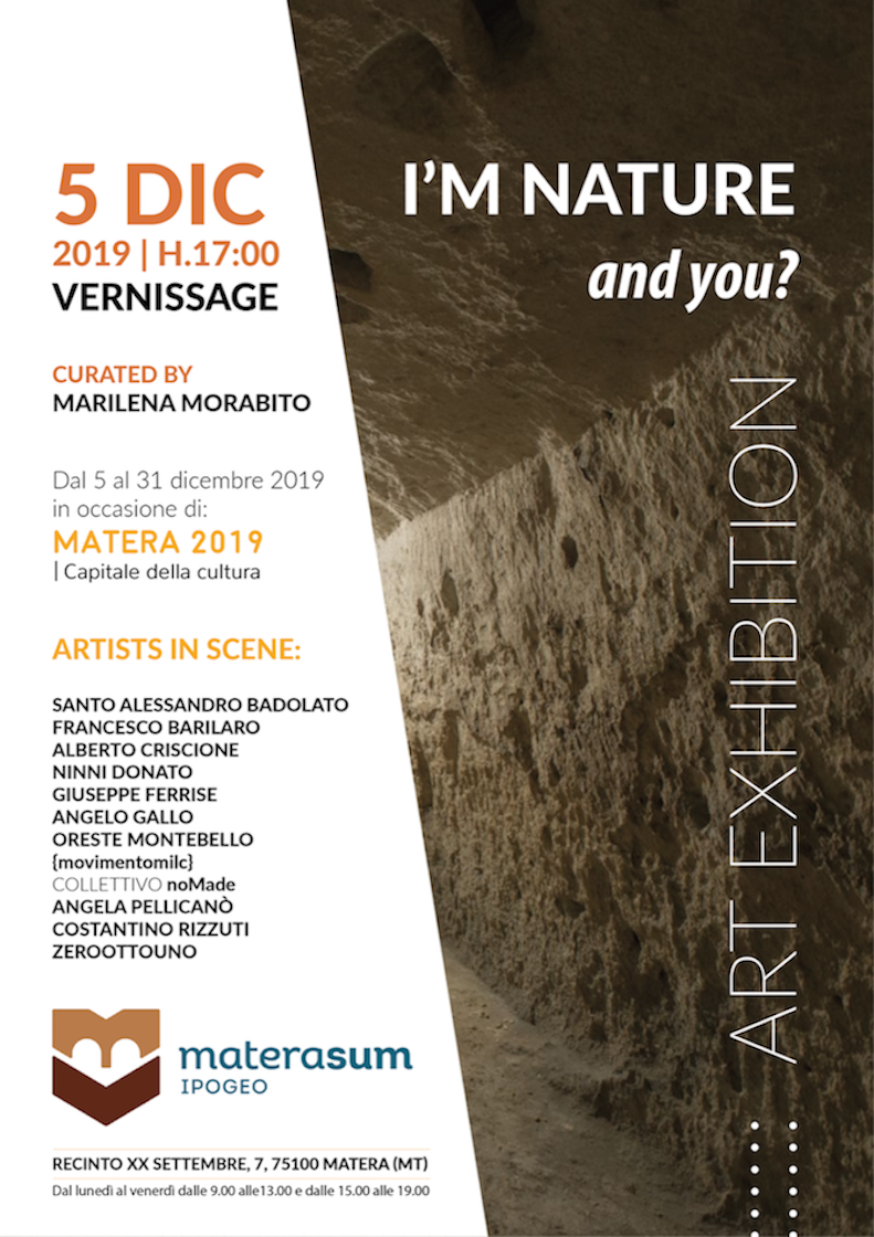 i'm nature and you_ art exhibition locandina
