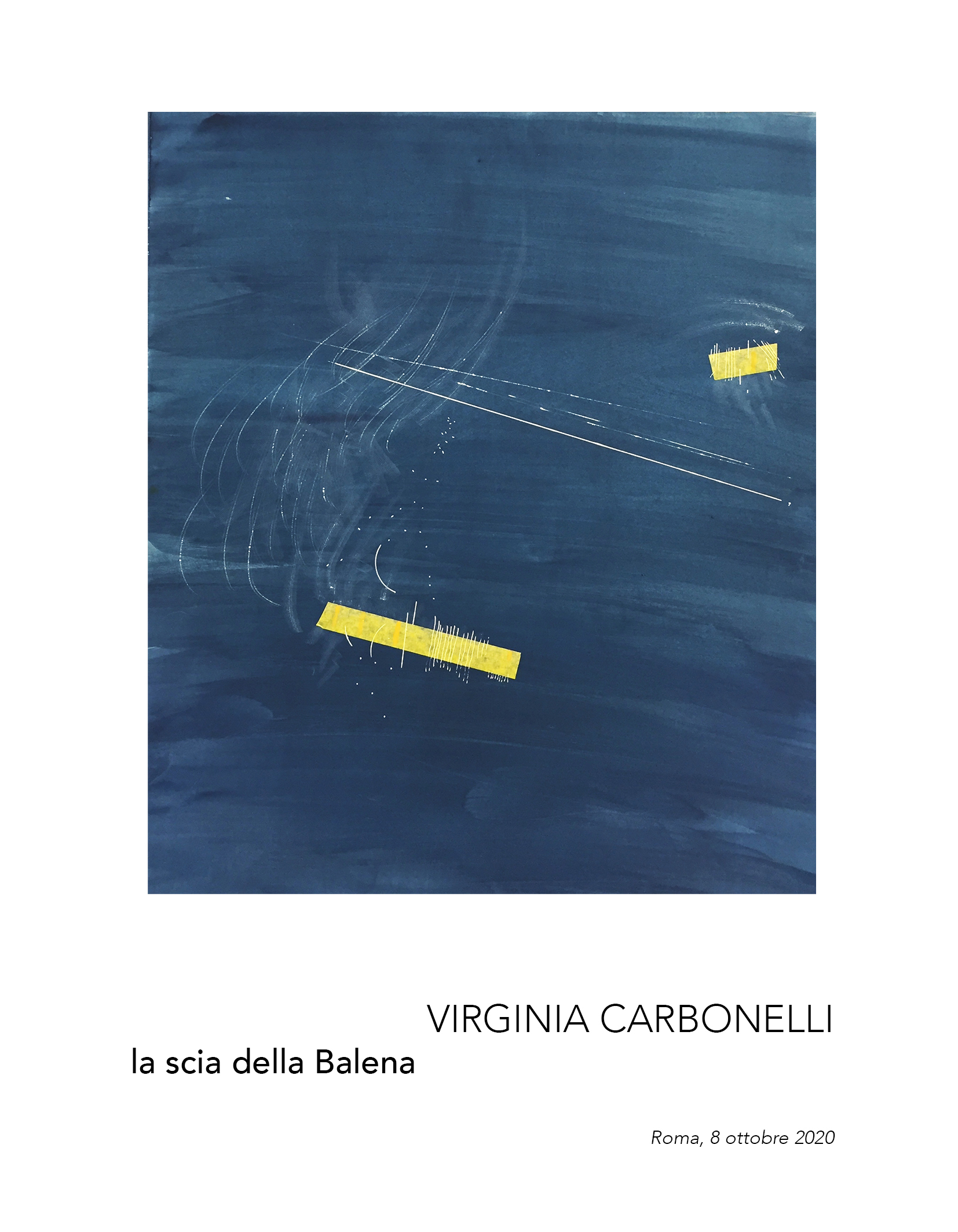 invito fronte la scia della balena