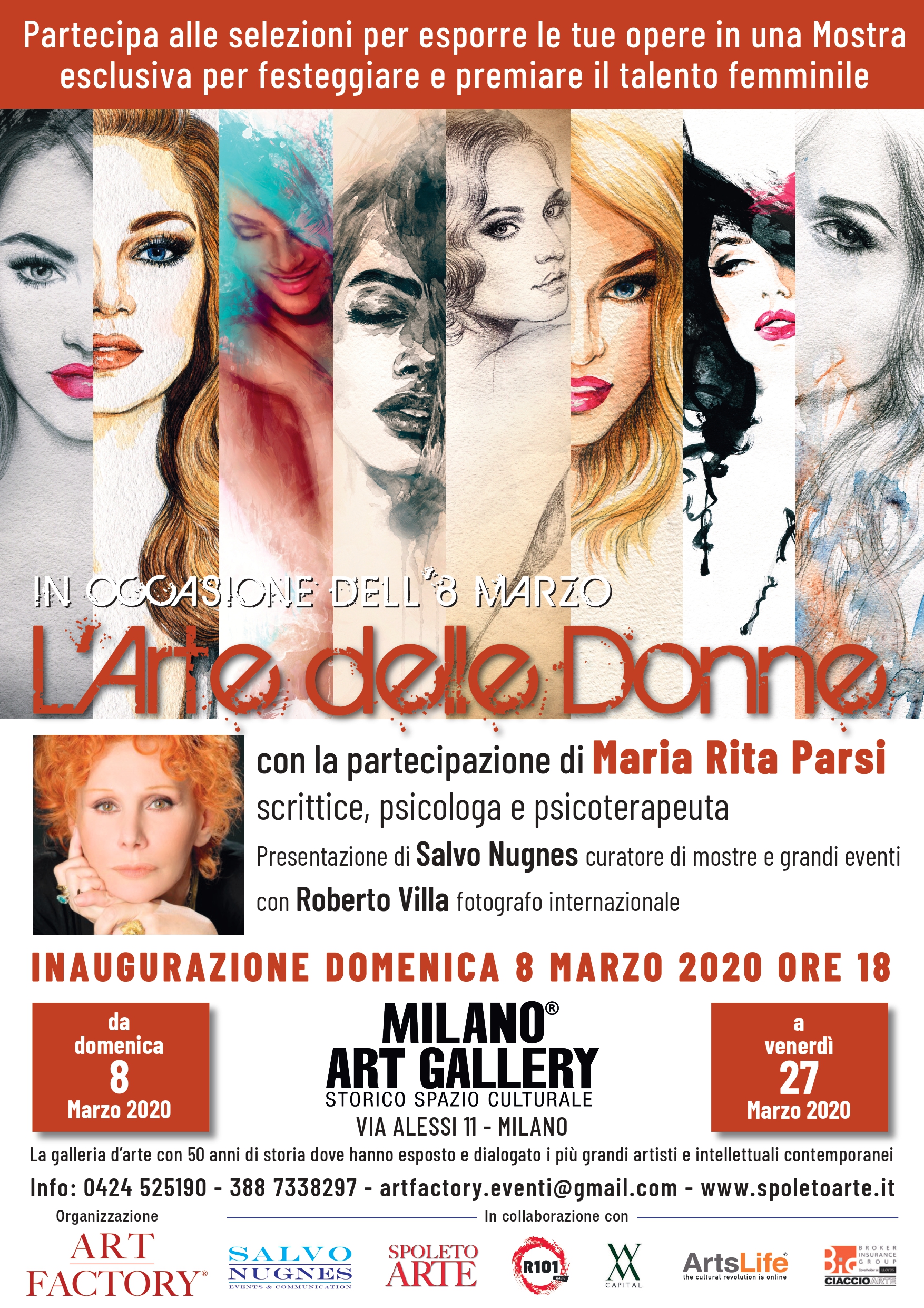 locandina ARTE DELLE DONNE