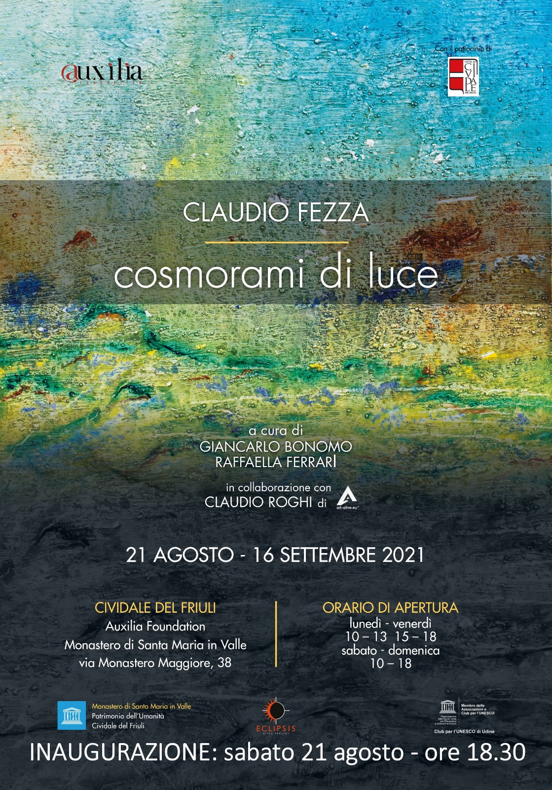 locandina con dicitura