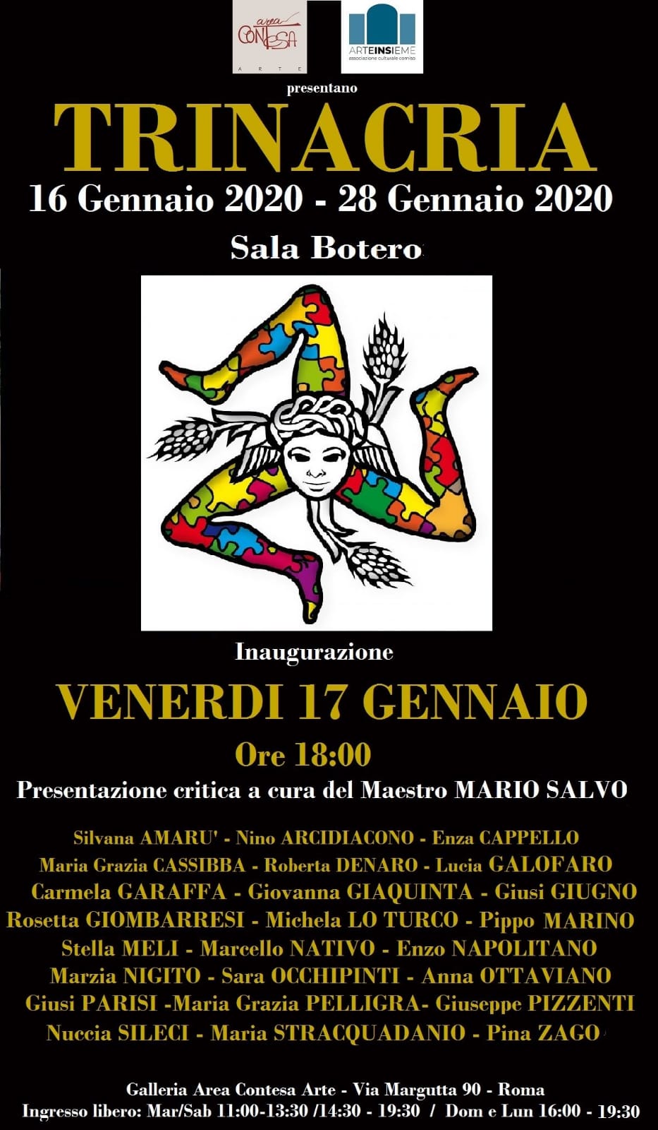 mostra Trinacria - locandina