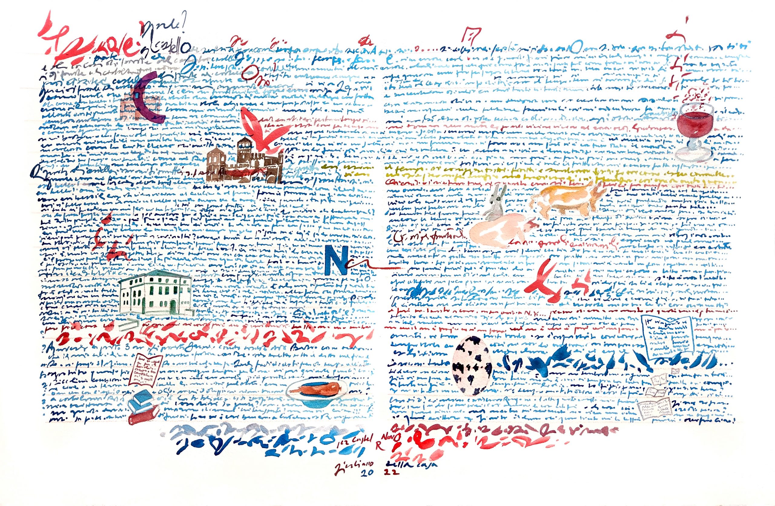 testo calligrafico Giuliana Della Casa (1)